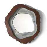 Pucci De Rossi, Jardin de Babylone mirror, 1990, copper, zinc, mirrored glass