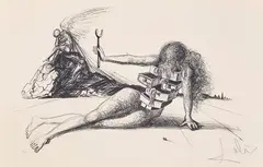 Salvador Dalí, Drawers of Memory (Michler/Löpsinger 1145, Field 65-2), 1965, Lithograph on wove paper