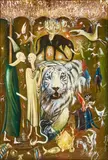 Pedro Gutierrez Zamora, Fantasias mágicas, oil on canvas
