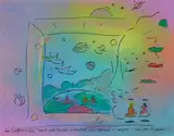 Peter Max, Woman at a window