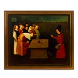 Hieronymus Bosch, Reproduction of The Conjurer, giclée on canvas