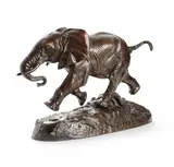 Antoine-Louis Barye, bronze model of 'Elephant de Senegal'