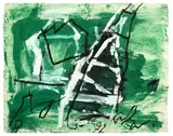 Emil Schumacher, GG-13/1992, 1992, Lack und Gouache auf Aquari-Velin