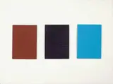 Skizze zu Bildern/Wandmalerei by Günther Förg, 1986, Öl auf Holz, sold Nov 2013