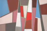 Thomas Scheibitz, Wandbild I, 1997, Öl auf Leinwand