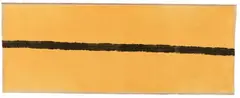 Piero Manzoni, Linea (frammento), 1959, Tusche auf glattem Papier