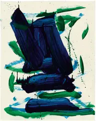 (SF80-686) by Sam Francis, 1980, Acryl auf Papier, sold May 2019
