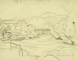 Pierre Bonnard, Untitled, c. 1930, Graphite on paper