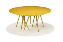 Lawrence Laske, Toothpick Cactus coffee table, 1993, Birdseye maple