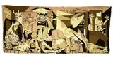 Tapestry by Pablo Picasso, c. 1968, Hand-looped wool depiction of Guernica, sold May 2010