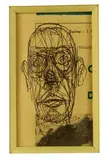 Untitled (Study of Head) by Alberto Giacometti, c. 1960, Ink on paper, sold May 2010
