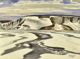 Milford Zornes, Telfund Coast - Greenland