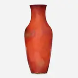 Chelsea Keramic Art Works, Large experimental oxblood vase, c. 1885, glazed stoneware