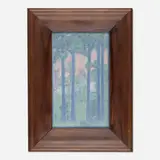 Newcomb College Pottery, Rare Transitional plaque