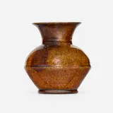 vase by George E. Ohr, 1897-1900, glazed earthenware, sold Sep 2020