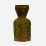 George E. Ohr, vase, 1897-1900, glazed earthenware