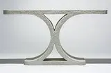 Karl Springer, console from the Jean-Michel Frank series, 1981, cast stone