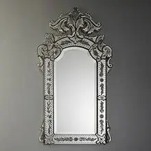 Philippe Starck, mirror, 2000, etched mirrored glass