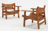 Borge Mogensen, Spanish armchairs, pair