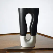vase by Gio Ponti, c. 1975, glazed ceramic, sold Mar 2007