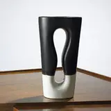 Gio Ponti, vase, c. 1975, glazed ceramic