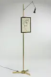 Arredoluce, easel lamp, c. 1958, brass, enameled metal