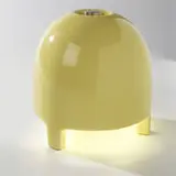 table lamp by Angelo Mangiarotti, c. 1975, glazed ceramic, stainless steel, sold Mar 2007