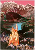 Neuschwanstein by Andy Warhol, 1987, Farbserigrafie auf leichtem Karton, sold May 2019