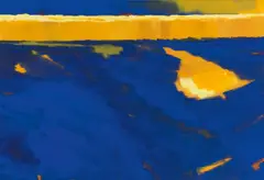 Bernd Zimmer, Restlicht. Sonnenfleck (II), 1995, Acryl auf Leinwand