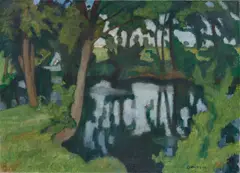 An der Wümme by Otto Modersohn, Um 1910, Öl auf Leinwand, sold Jun 2022