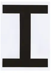Mark Wallinger, Selfportrait („Lucida Console Bold“), 2007, Acryl auf Leinwand