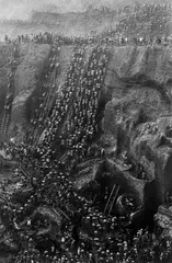 Sebastião Salgado, Brasil“. Gold Mine, Serra Pelada, 1986, Silbergelatineabzug, 2020