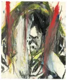 Arnulf Rainer, Aus: „Gesichter mit Goya, 1984, Mischtechnik über Fotografie