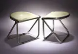 Giancarlo Piretti, Pair of Plona stools, 1970, Castelli