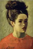 Raphael Soyer, Portrait of a Model, 1941, Oil on canvas