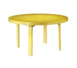 Dining table by Alvar Aalto, c. 1936; this example produced after 1950, sold May 2010