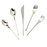 Ronald Pearson, Vision flatware 5-piece service for 12 (66 total), 1961, Sterling