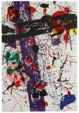 Untitled (from Eight by Eight) by Sam Francis, 1984, Color lithograph, sold Dec 2009