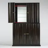 Tommi Parzinger, two-piece bar cabinet
