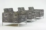 Florence Knoll, armchairs model #1205-S1, set of three