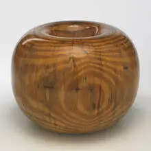 bowl by Ed Moulthrop, c. 1980, turned Georgia pine, sold Mar 2007