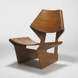 Greta Jalk, Laminated chair, 1963, laminated teak