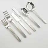 Russel Wright, flatware, 1933/1987, silver plate
