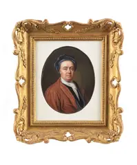 Henry Pierce Bone, A portrait miniature of the poet and playwright, James Thomson (1700-1748)., Enamel