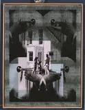 Sigmar Polke, Sauberes Auto – Gute Laune, 2002, Serigrafie auf bedrucktem Stoff, auf Keilrahmen