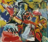 Hans-Peter Zimmer, Ohne Titel, 1961, Öl auf Leinwand