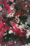 Großes Rot Schwarz by Fred Thieler, 1988, Mischtechnik auf Leinwand, sold Nov 2015