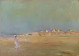 Franz Skarbina, Strand bei Dunkerque“ (Dünkirchen)