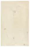 Brustbild nach links, das rechte Auge noch sichtbar“ (Bildnisstudie einer Engländerin) by Gustav Klimt, 1904, Bleistift und Farbstift in Rot auf Japan, auf Japan aufgezogen, sold Dec 2016