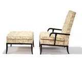 Tommi Parzinger, Lounge chair & ottoman